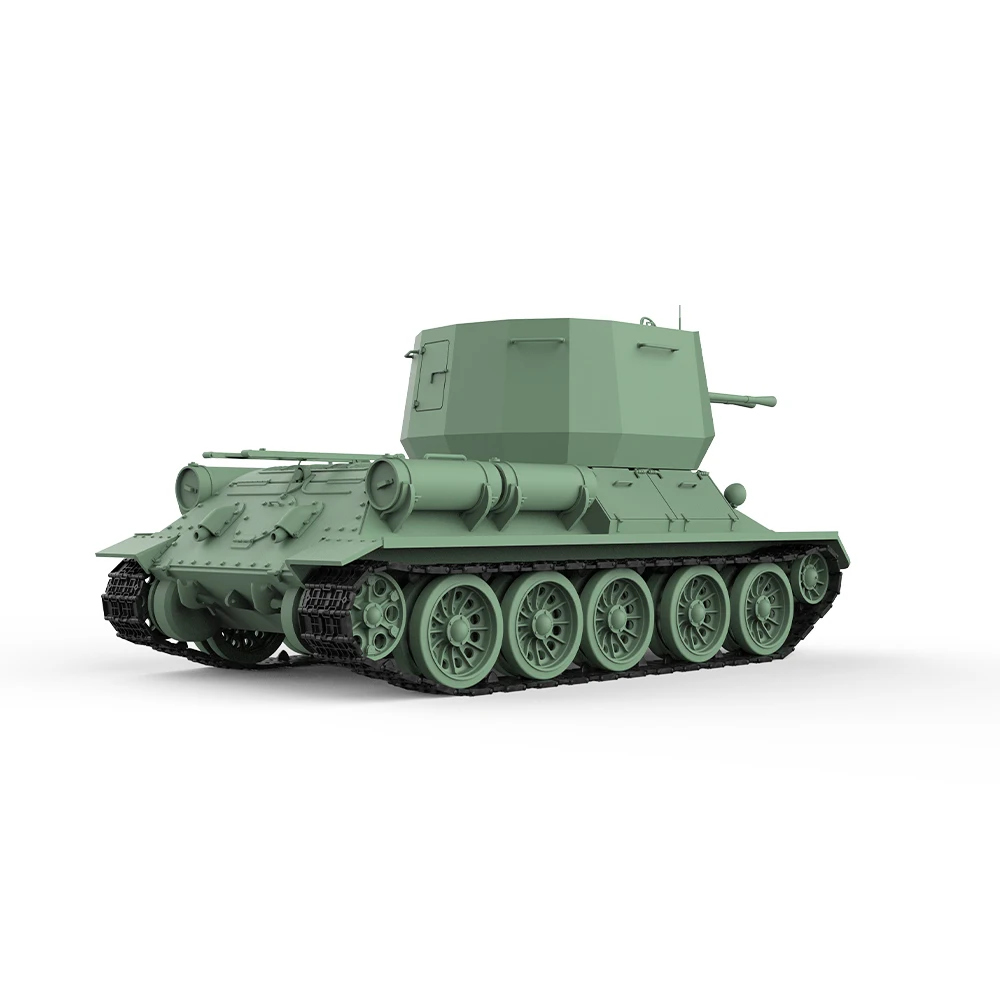 SSMODEL 751 V1.9 1/72 أجزاء النموذج العسكري السوفياتي T-34 مكافحة الطائرات دبابة ألعاب الحرب العالمية الثانية