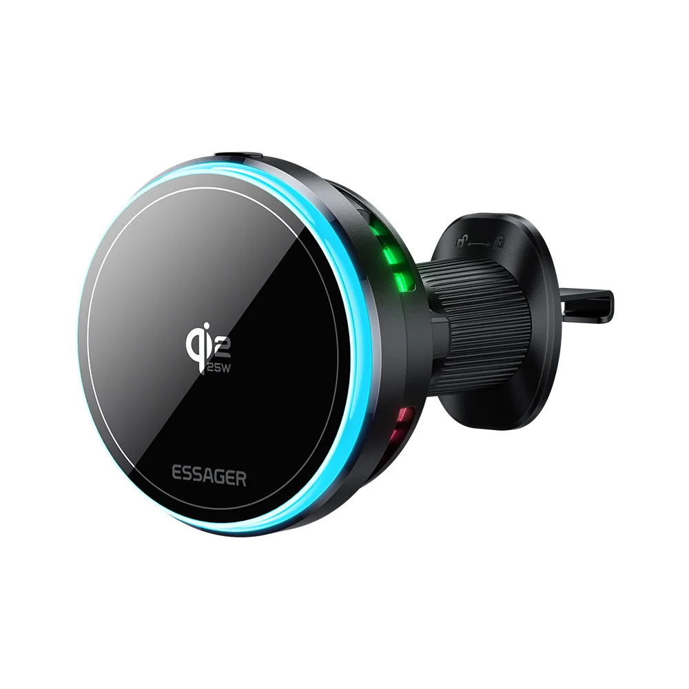 Essager QI2.2 25W Magnetische Auto-Handyhalterung Kabelloses Ladegerät für iPhone 17 16 15 Pro Max Aufladung für Magsafe Auto-Ladegerät