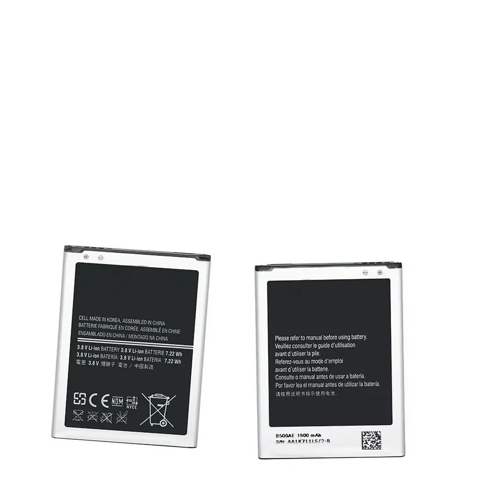 Replacement Battery B500BE For  GALAXY S4 Mini I9190 I9192 I9195 I9198 S4Mini Battery 3 pins 1900mAh