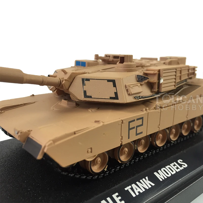 

Henglong Plastic Static 1/72 US Abrams M1A2 Tank 3918 Military Model Part without RC System for Adult