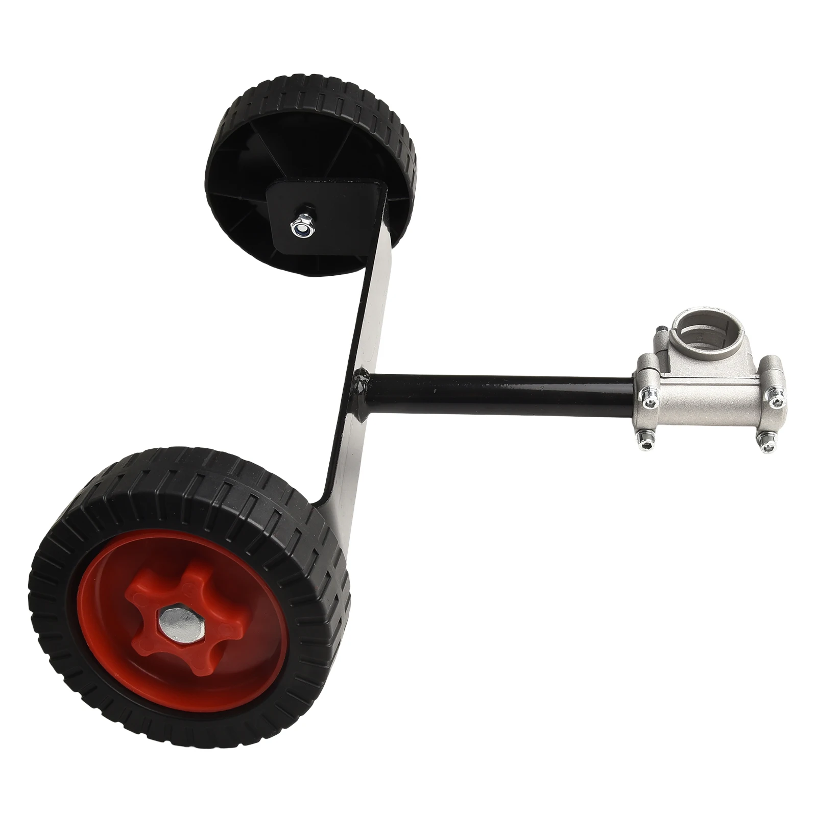 Upgrade Design Walk Behind String Trimmer Push Eater Wheels Electric Lawn Mower Hand Push Universal Auxiliary Wheels Garden Tool