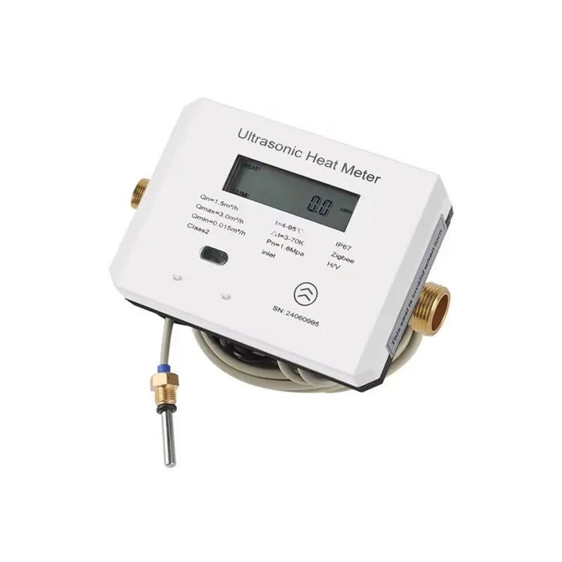 

A99E-ND15 Tuya Zigbee Smart Ultrasonic LCD Heat Meter Air Conditioner Water Meter Cold And Heat Heating Energy Meter Work