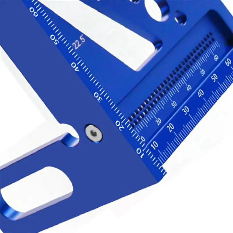 Lightweight 3D Multi-Angle Measuring Ruler, 7X8 Inch Woodworking Speedsquare Tool For Engineering & Construction