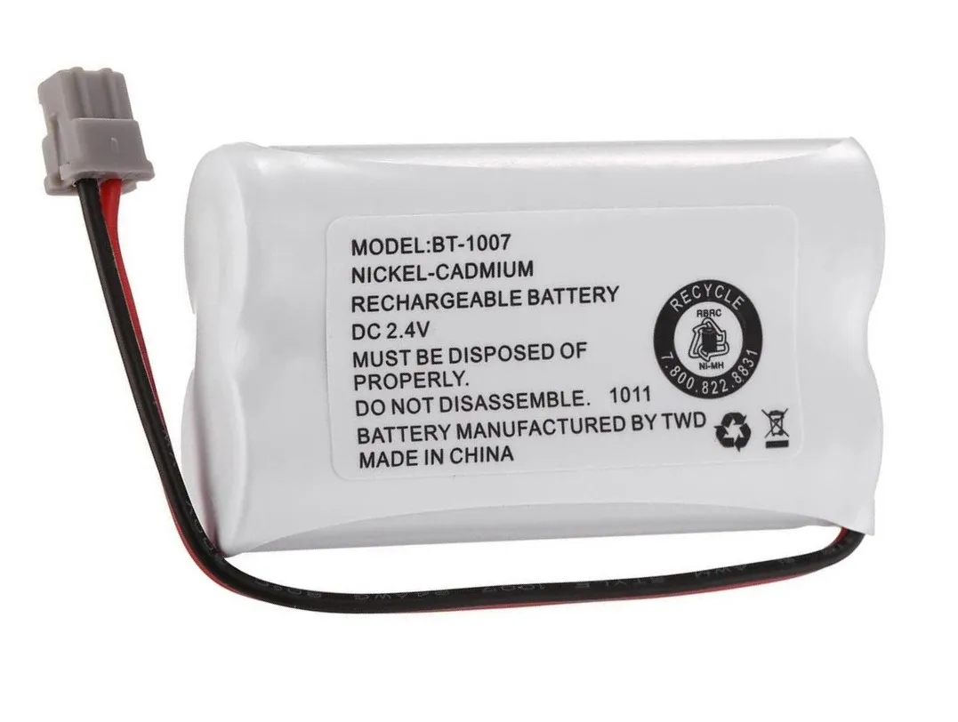 2.4V 800mAh Ni-MH Model BT1007 Rechargeable Cordless Phone Battery for BBTY0651101 Panasonic HHR-P506 Handset Cordless Telephone