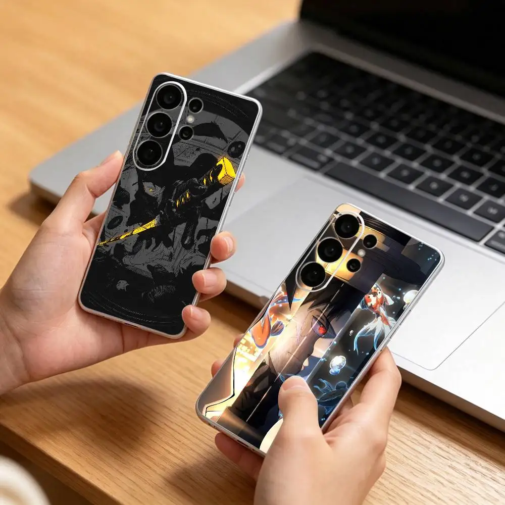 Epic anime L-Kagurabachi Chihiro Phone Case For Samsung S25,S24,S21,S22,S21,S20,S10,S9Ultra,Plus,Fe,Lite Transparent Cover