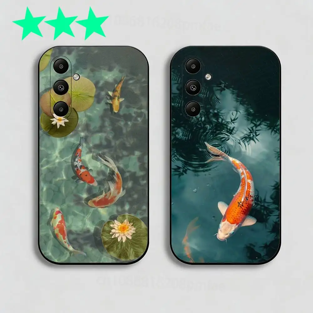 Lucky Koi Phone Case For Samsung GalaxyA20,21,,40,41,51,71 Ultra Protective Phone Shell