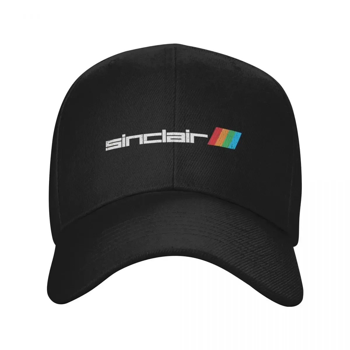 Sinclair (ZX Spectrum) Retro Video Game Company Logo with Weathered Effect Baseball Cap sun caps Women Caps Men's