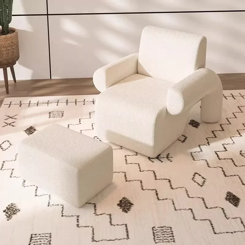 Light luxury single sofa chair lazy modern simple living room leisure single chair small apartment