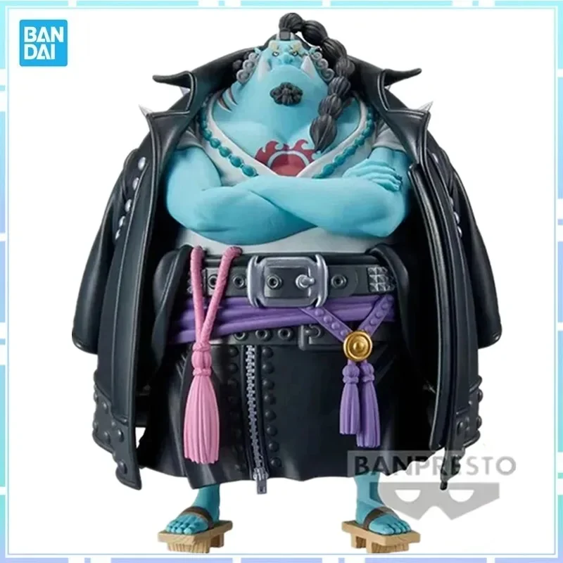 Bandai Original Banpresto Anime One Piece DXF versión teatral roja Jinbei PVC figura de acción juguete de modelos coleccionables regalos