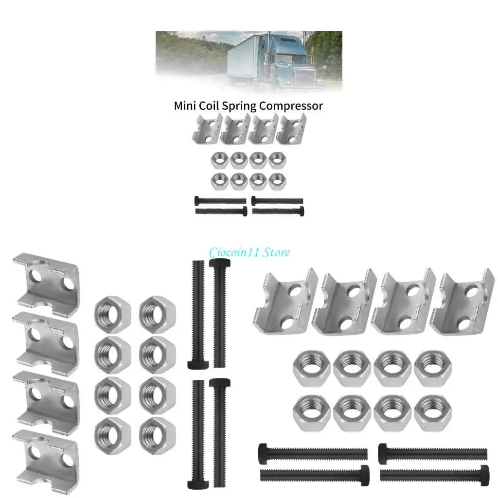 

Y1UB 2Pcs Coil Spring 2 Way Adjustable Spring Spacer Carbon Steel Shocks Adjuster Tool Handheld Disassembly Tool