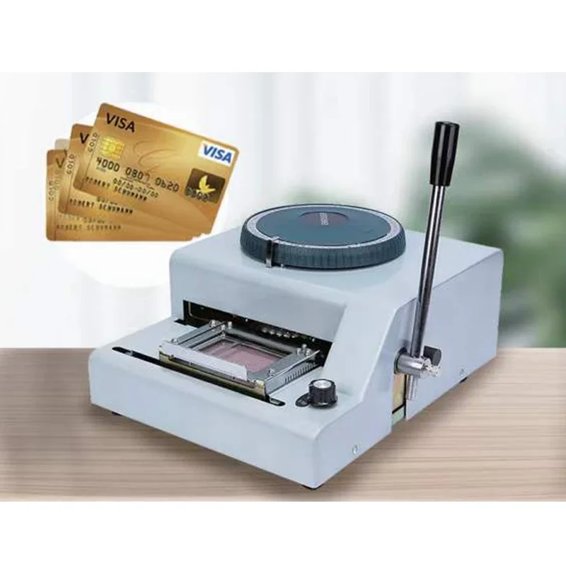 PVC Card Embosser,cheap plastic card make machines Stamping Machine