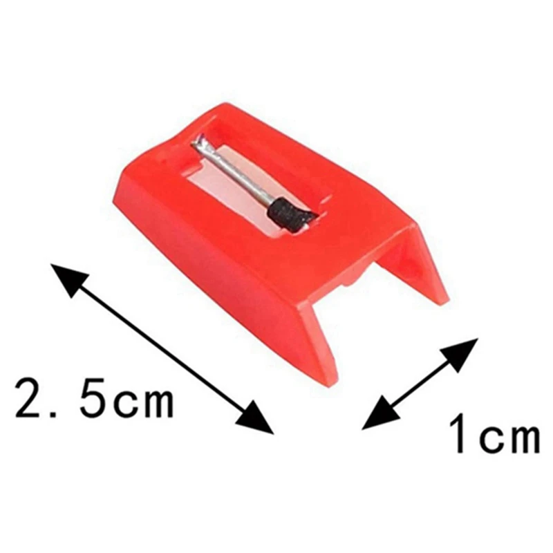 Diamante agulha de substituição Stylus para Turntable, Record Player agulha de substituição para Crosley, íon, Numark,Sanyo,Etc, 7 pcs