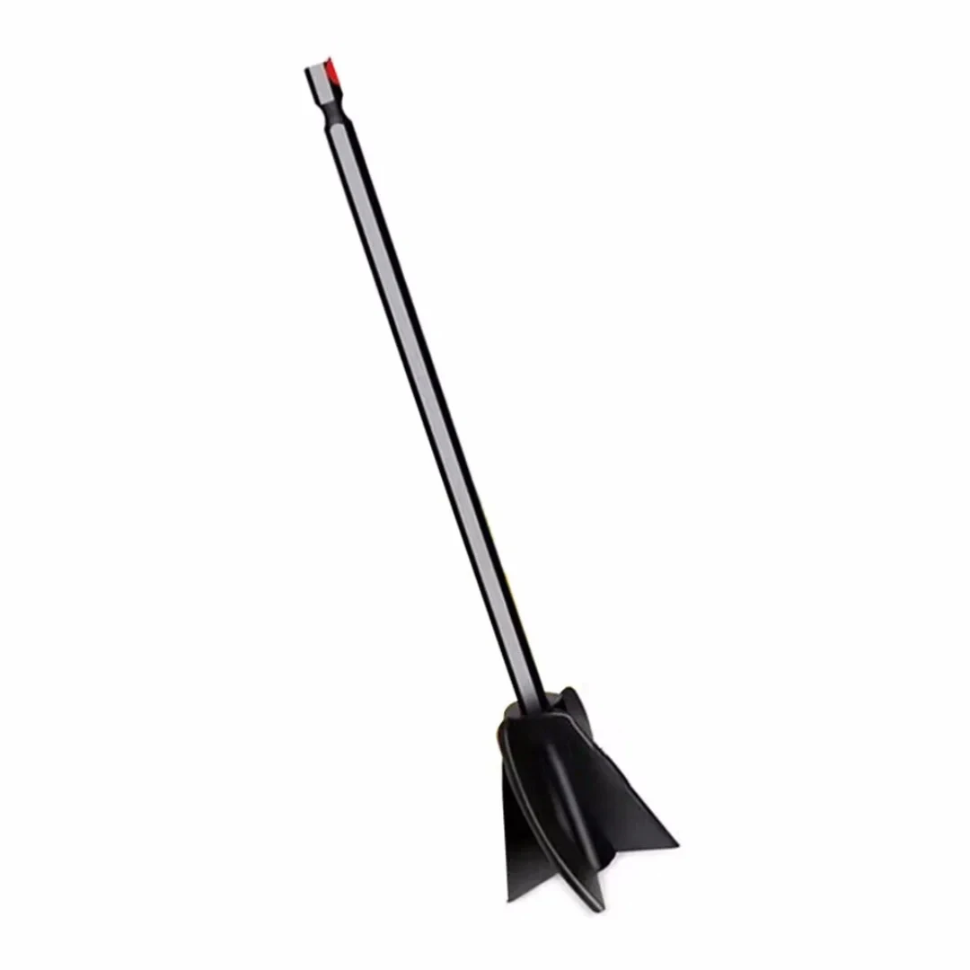 Epoxy Mixer Paint Drill Attachment Paddle Consistency Liquids Resin Head Stirrer Mixer Paint Resin Attachment With Red