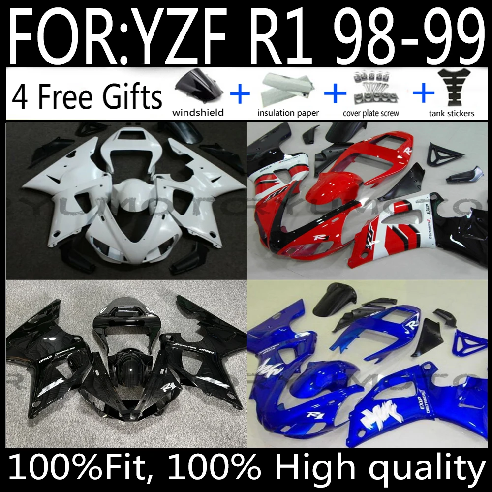 

YZF1000 R1 98-99 Yamaha Full ABS Plastic Injection Molding Motorcycle Fairing Kit Fit R1 1998 1999 Fairings