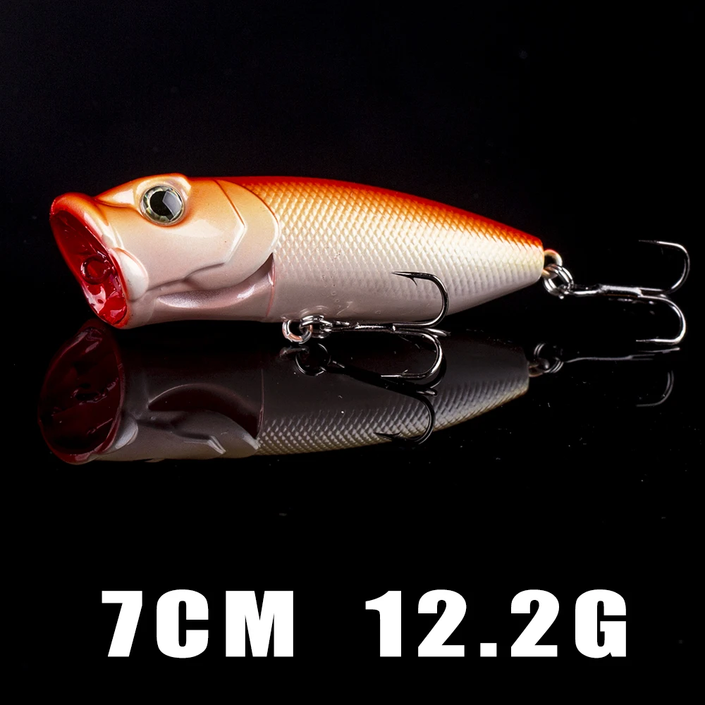 AYWFISH 1PC Topwater Bait Artificial Crank Wobbler 7CM 12.2G Floating Popper Tackle Fishing Lures Special Offer  (Limited)