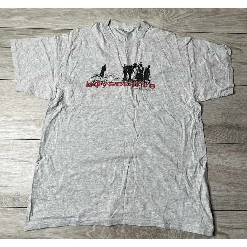 Boysetsfire After The Eulogy Sport Gray T Shirt For