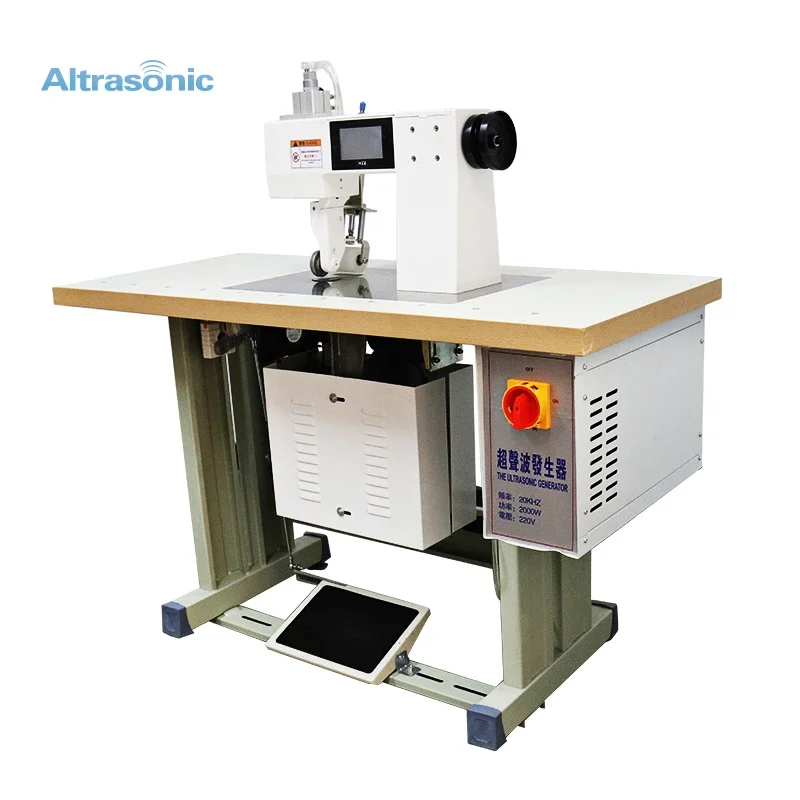 

20K ultrasonic lace sewing machine 20khz for side scraping and trimming