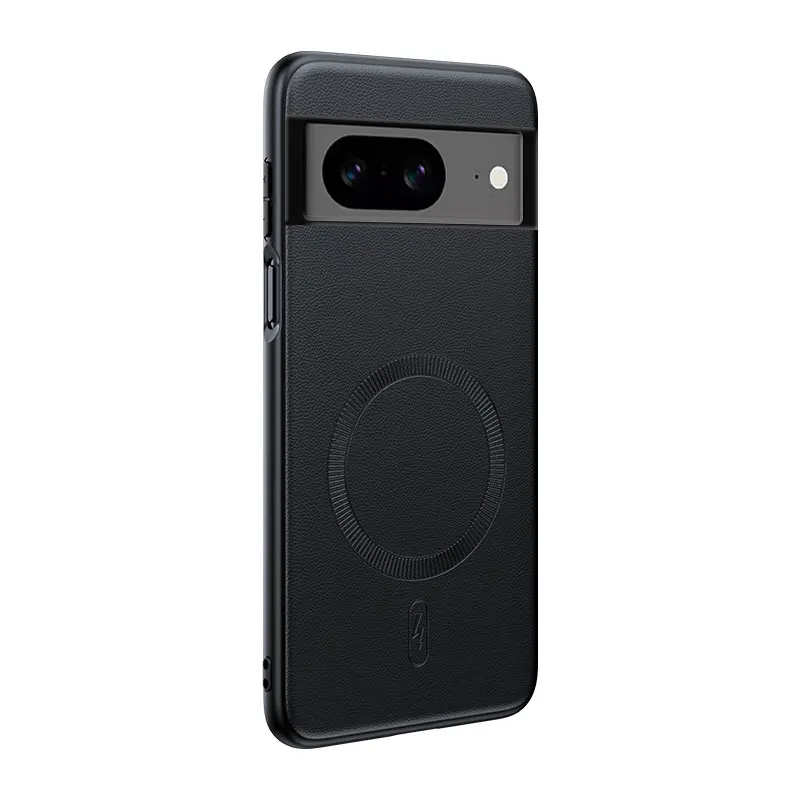 Für Pixel 8a Hülle Magnetische Leder-Schutzhülle Für Google Pixel 8a Anti-Fingerabdruck Rutschfest PC+TPU – Detail 2