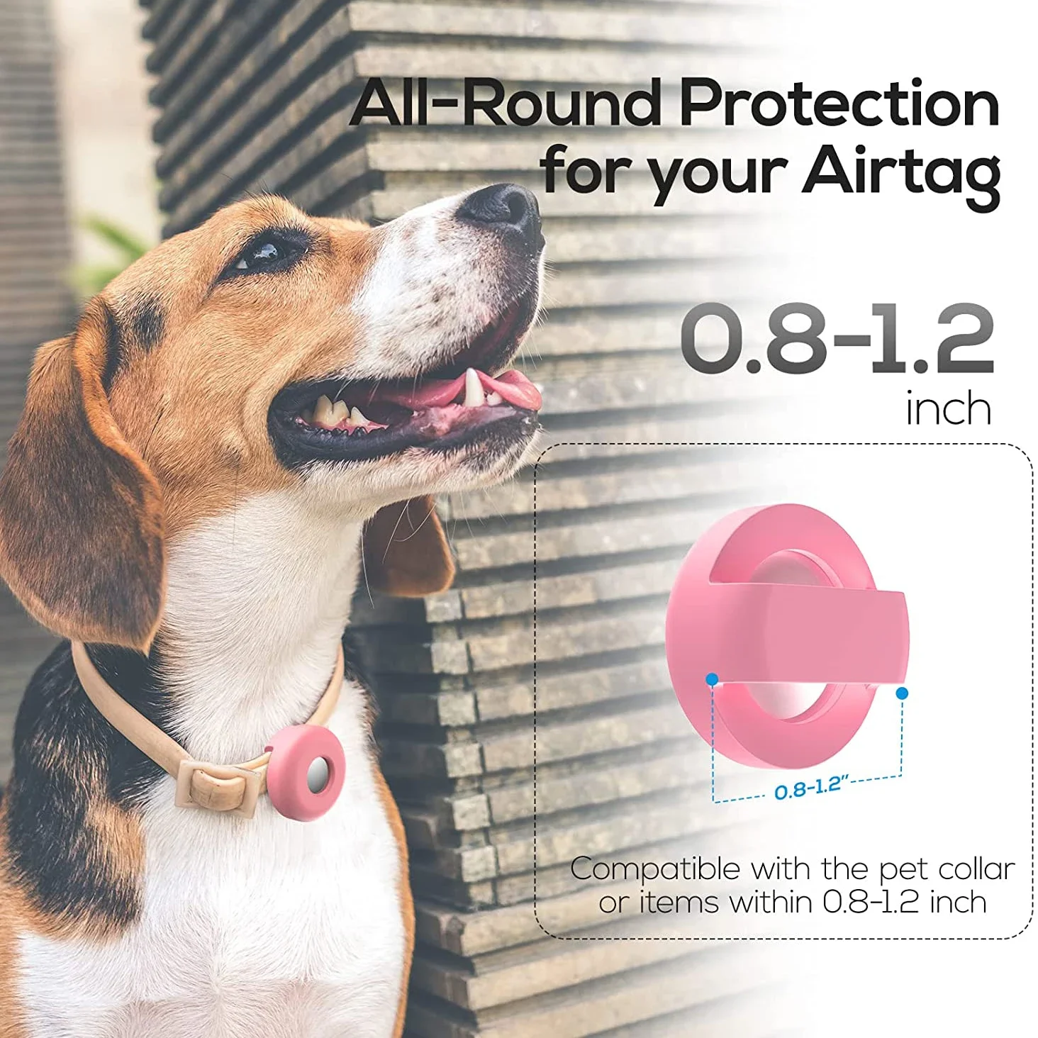 Silicone Airtag Case For Apple Cat Dog Collar Clip Cover Pet Anti-loss Locator Tracker Protective Sleeve Airtags Accessories Dog