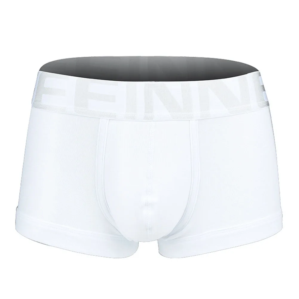 

Athletic Wear Green Men Underwear Comfortable Middle Waist Trunks Thongs Cotton Fabric Middle Waist Various Colors