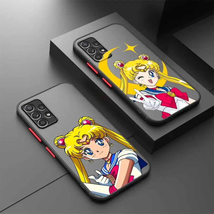 Anime Sailor Moon Handyhülle für Samsung Galaxy A56 A55 A34 A36 A14 A23 A35 A33 A17 A52 A53 A54 A16 A15 A52S A72 A73