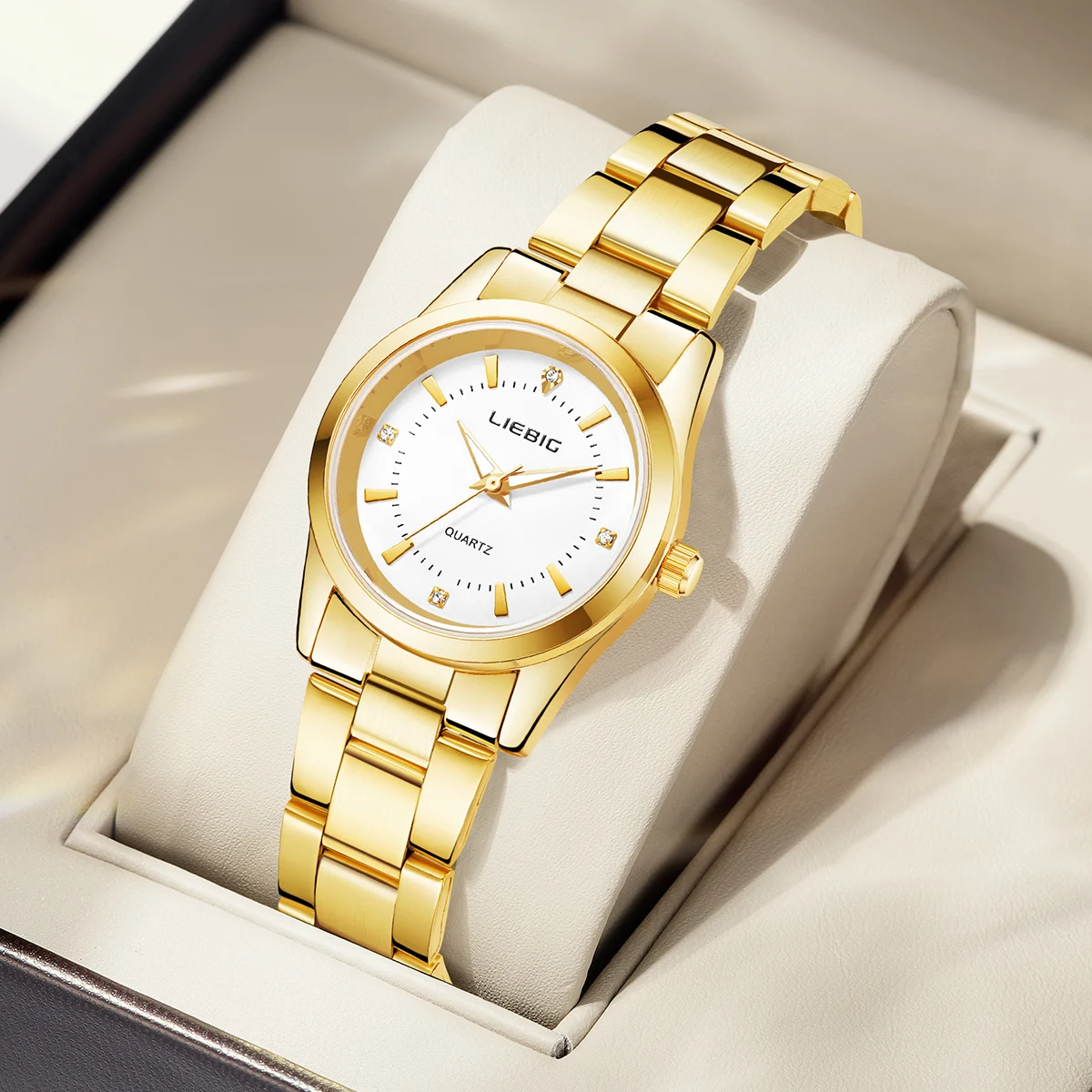 

LIEBIG L4005 Quartz Wristwatch 30M Waterproof Fashion Luxury Watch Women Clock Fashion Chronograph Timer Casual Daily Outfit