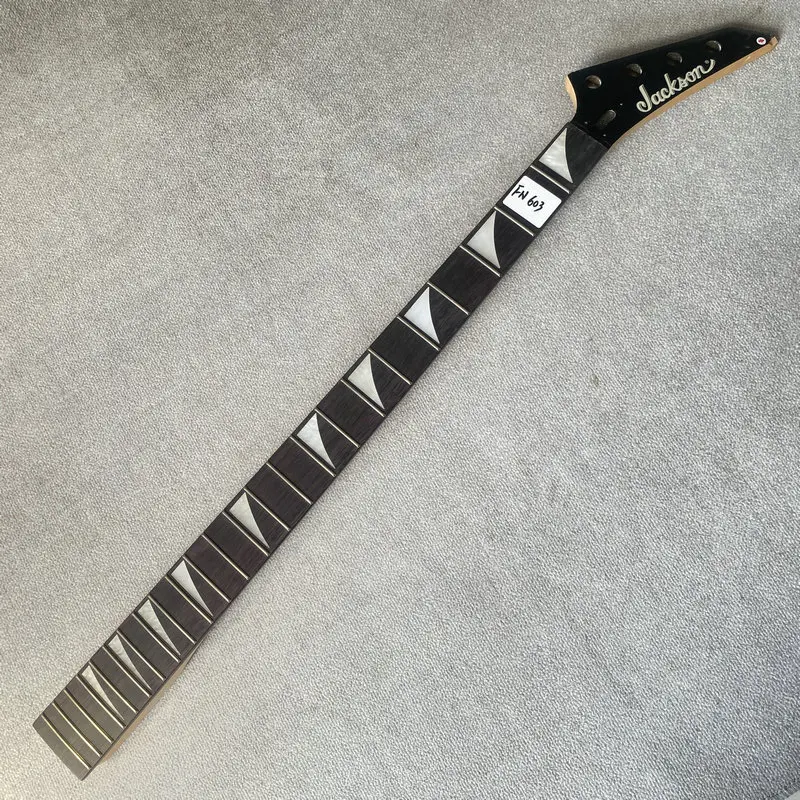 FN603 4 String Shark Fin Electric Bass Neck 24 Frets Maple+Rosewood Origianl&Genuine Jackson Replace&DIY Parts  Damages