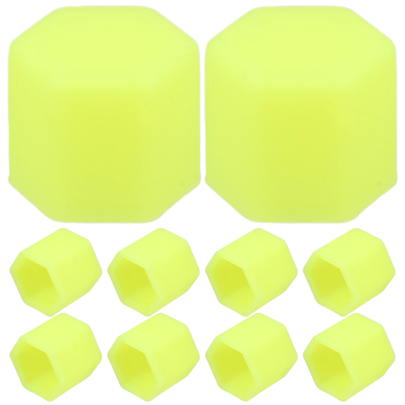 

20 Pcs Luminous Screw Cap Fluorescent Wheel Lug Nut Glow Tire Car Cover Protective Case