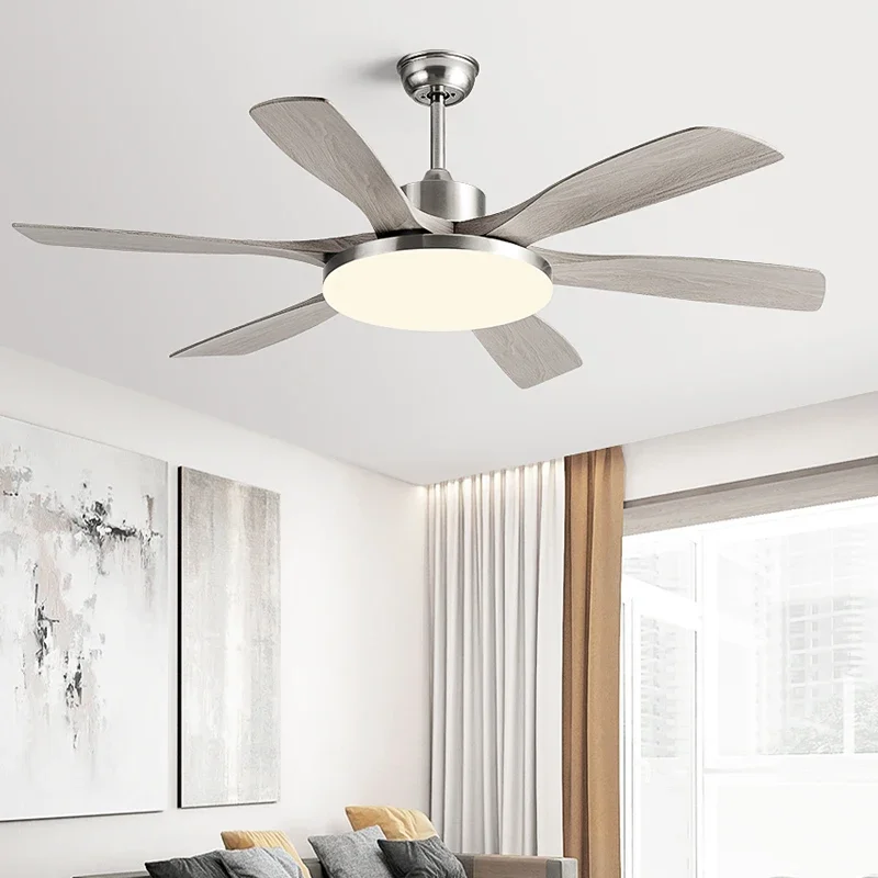 

58inch Moder 6 ABS blade DC 60W Pure Copper Motor Ceiling Fan with 100W LED light and Remote Control for dining room bedroom