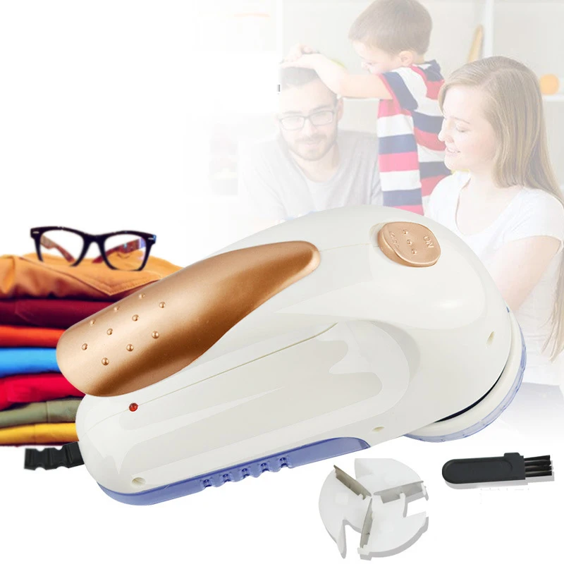 แบบพกพาไฟฟ้า Remover Trimmer Remover Lint เสื้อผ้าเครื่องโกนหนวดเสื้อกันหนาว Pilling โกนหนวด Sucking Ball เครื่อง Lint EU Plug