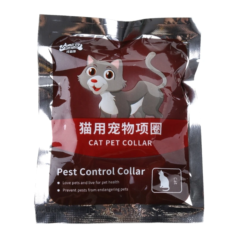 Collar antipulgas y garrapatas para mascotas, collares antipulgas para perros y gatos, 3 meses protección, 11 pulgadas