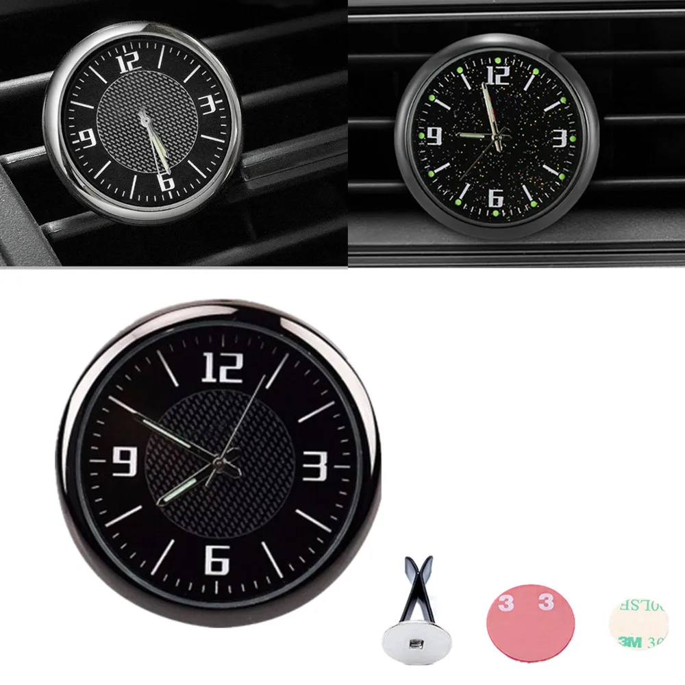 Car Clock Smart Mini Electronic Clock Watch Dashboard Quartz  for vehicles Interior Motorcycle Bicycle  Ornaments