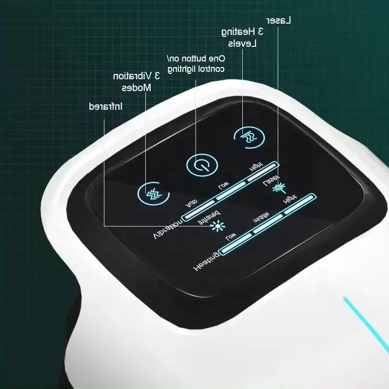 Smart Knee Massager With Hea Pain Relief Infrared Heated Vibration Physiotherapy for Arthritis Massager