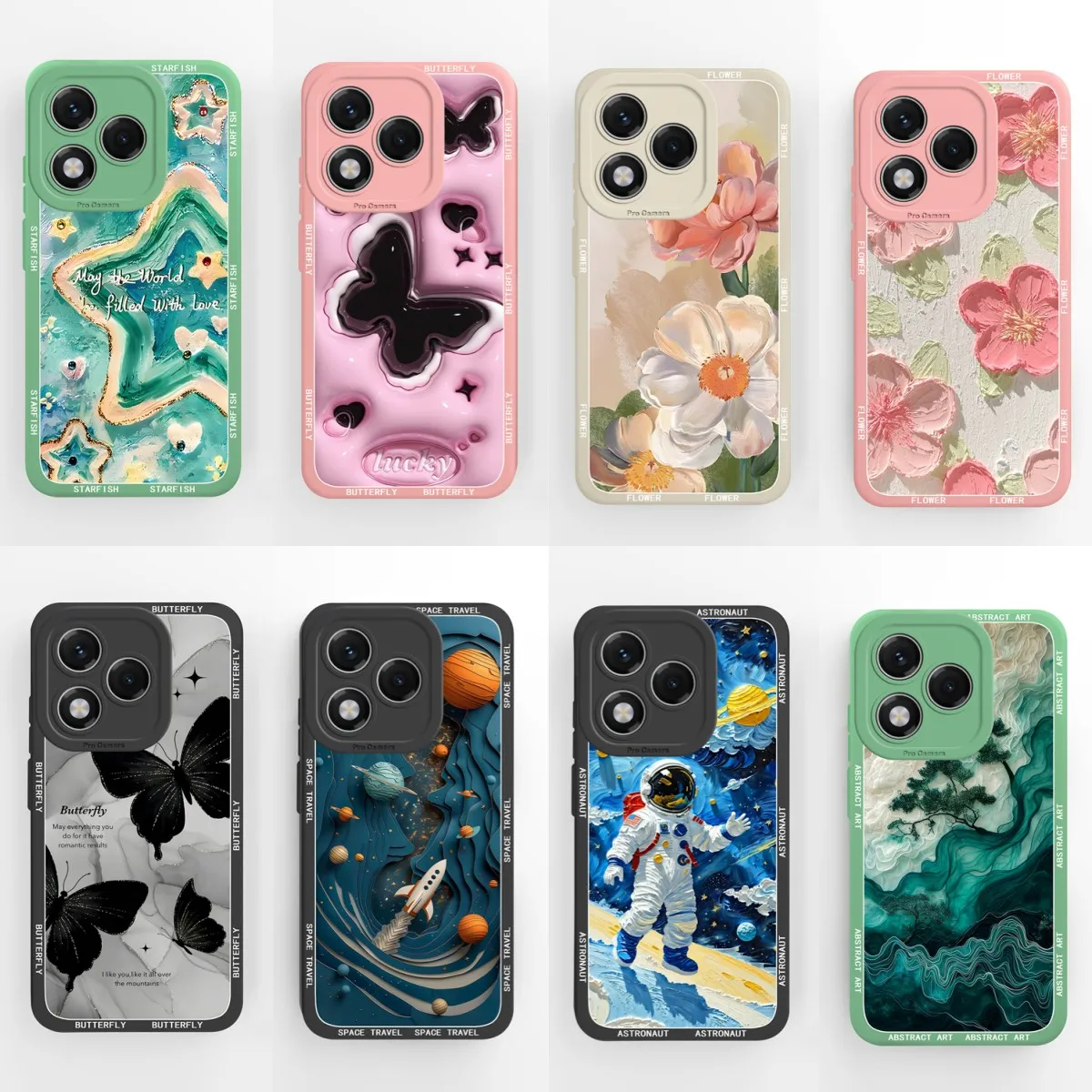 

Чехол для Honor 400 Pro Lite 5G с милым бабочкой и цветочным дизайном, противоударный мягкий силиконовый чехол-бампер для Honor400Pro 400Lite Fundas