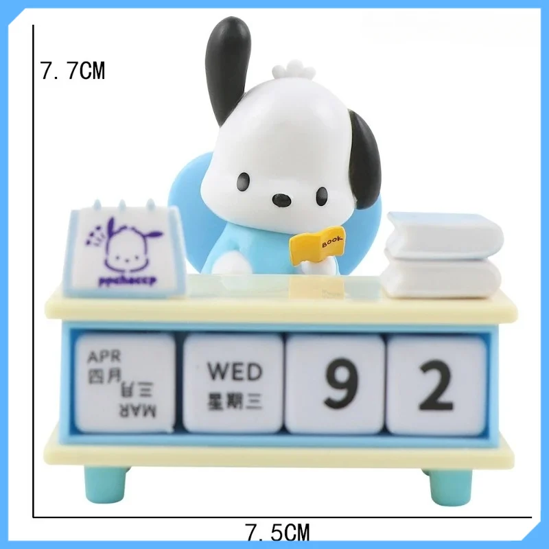 

Sanrio Kawaii Hello Kitty Pachatay Dog Blind Box Doll Desktop Calendar Series Decoration Gift Gacha Machine