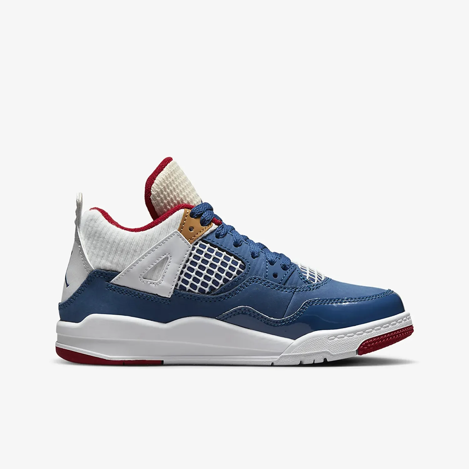 Nike genuine Jordan 4 Retro replica children's sports shoe DR6953-400 view 4