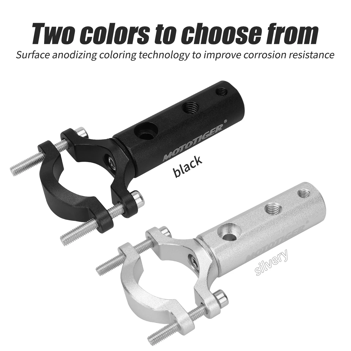 1pcs Motorcycle LED Spotlight Mounts Bracket Aluminum Alloy Multifunctional Extension Bracket Clip Modified Light Accessories