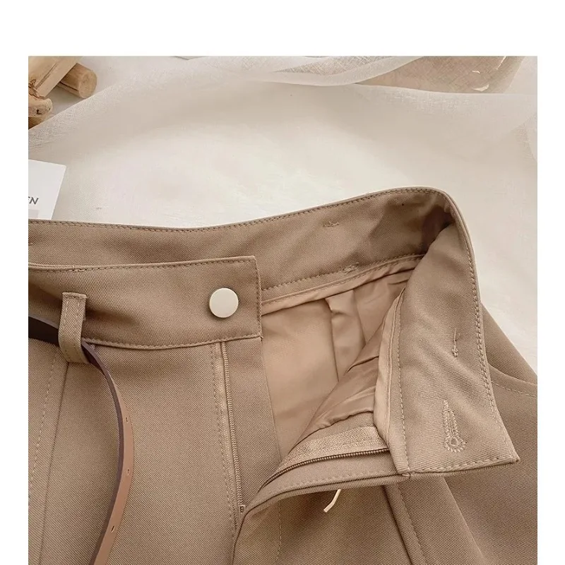 

2025 Spring Summer New Shorts Fashion Women A-Line Loose Pocket Korean Style Y2K Short Casual Streetwear Communte Female Clothes