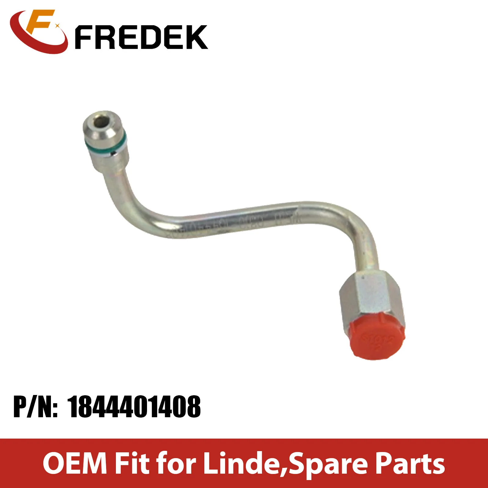 China Supplier Forklift Hydraulic Parts High Pressure Oil Pipe 1844401408 Side Shift Hose for Linde 115 R14 R16 Reach Truck