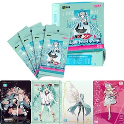 Kakawow本物の初音ミクコレクタブルカード、16種類の収集可能なアニメカード、記念日ボックス、子供のおもちゃ、ギフト