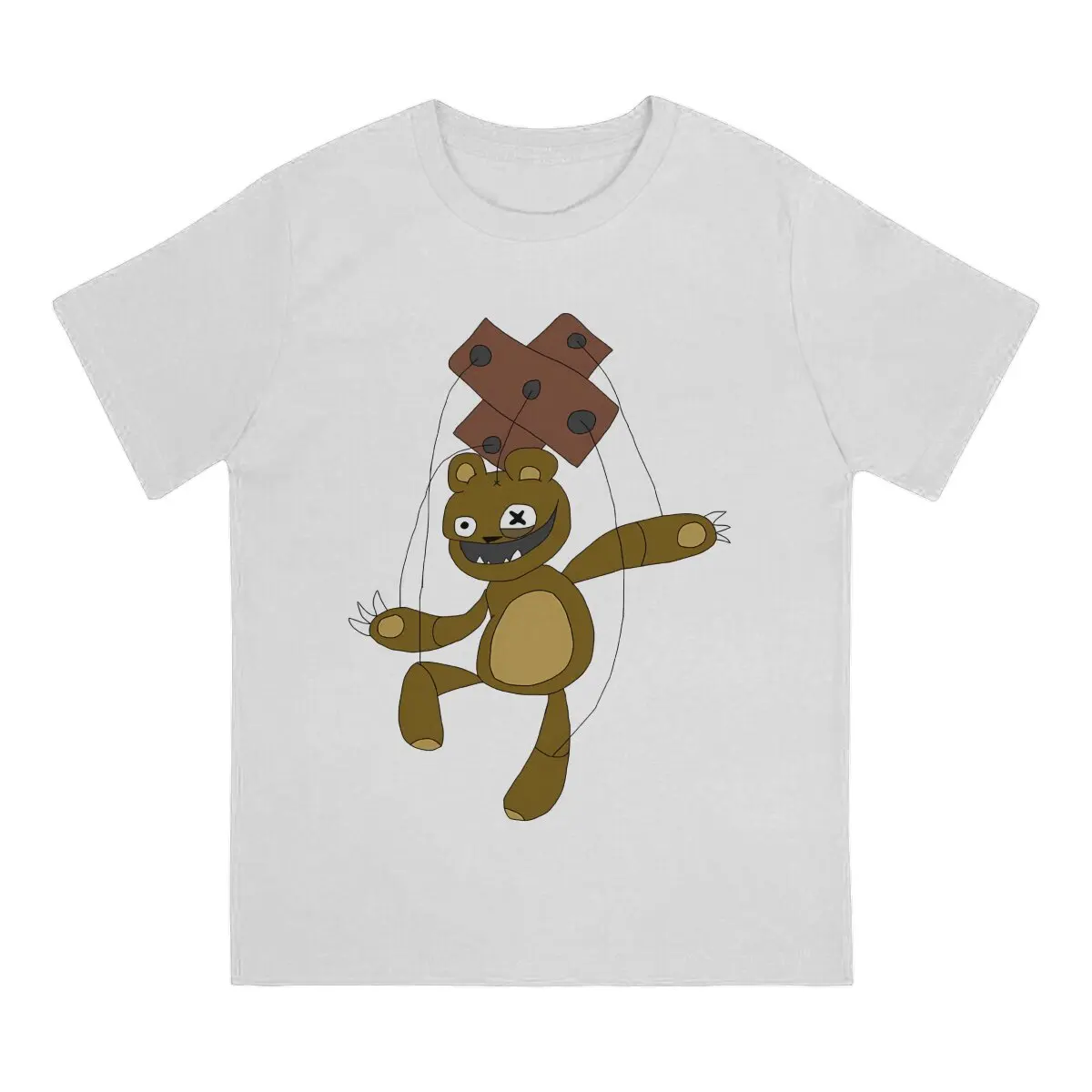 Little  Bear Graphic TShirt String Puppet Creative Streetwear Comfortable T Shirt Men Short Sleeve Unique Gift Clothes