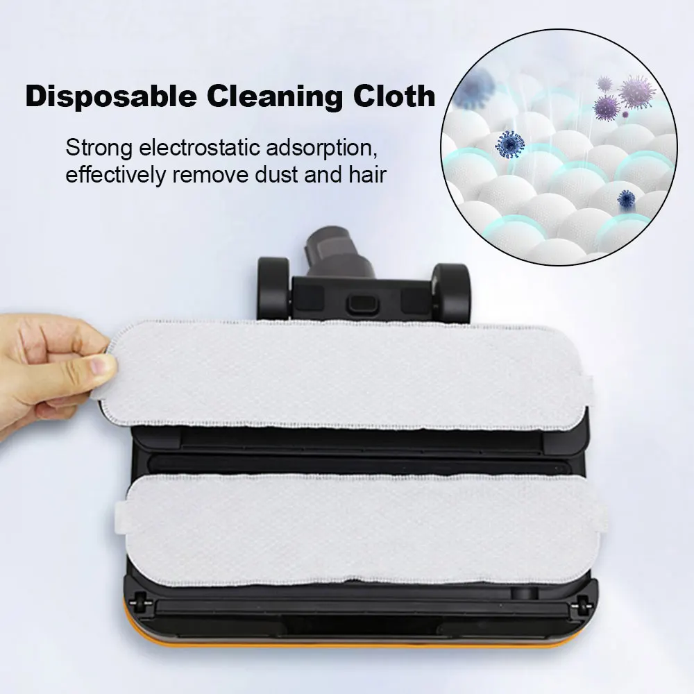 Mop Cloth for Dyson Vacuum Cleaner T6 Electric Mop Head Accessories,Disposable & Reusable Home Floor Cleaning Cloths