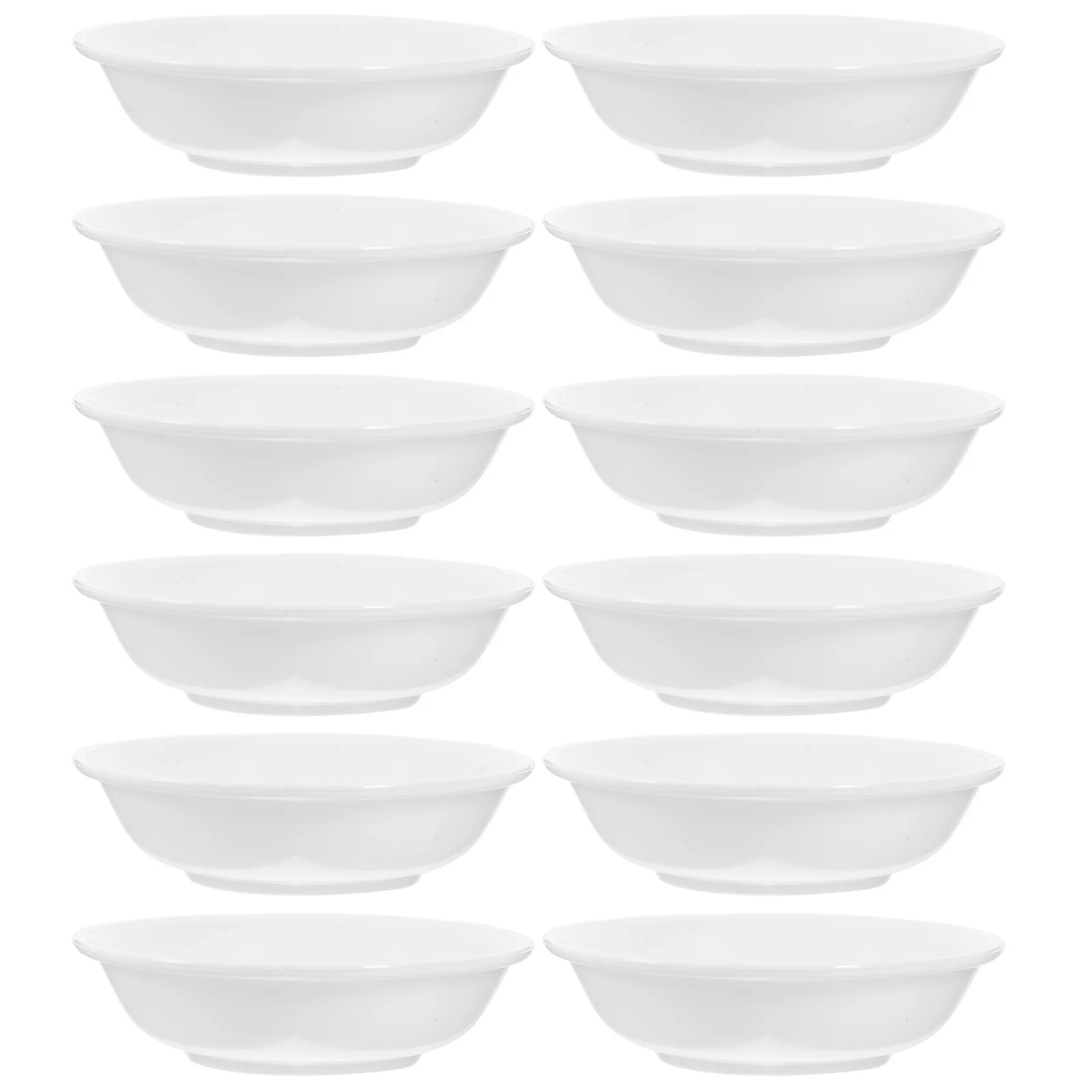 

12Pcs Mini Reusable Soy Sauce Dishes PP Small Bowls for Dipping Condiment Plates Small Bowls Sauce Dipping Dish