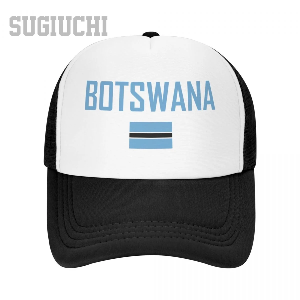 Unisex Mesh Cap Hat BOTSWANA Flag And Font Trucker for Men Women Baseball Caps Outdoors Cool