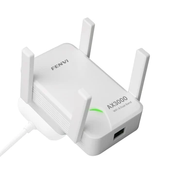 FENVI AX3000 WiFi 6 Repeater Dual Band 2.4G/5GHz 802.11AX Gigabit Wireless Extender Wi-Fi