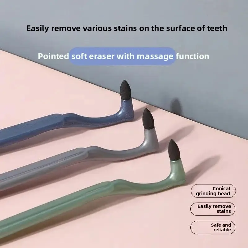 Manual Tooth Grinder Tooth Stain Cleaner Stick Calculus Dental Removal Tartar Removal Tooth Cleaning Care Dental Accessories