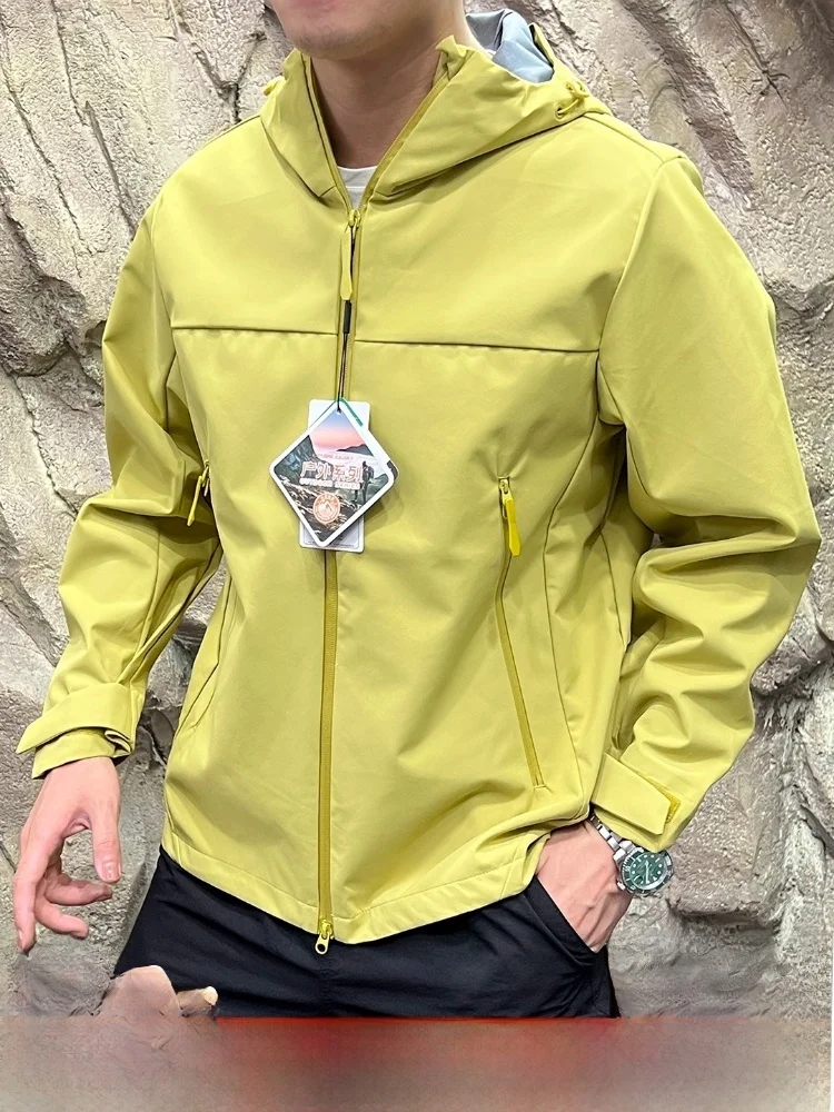 

Youthful Outdoor Men's Soft ell Jaet Windproof GM Series Autumn Winter New Arrival Heavyweight Water Resistant Fowl Bull