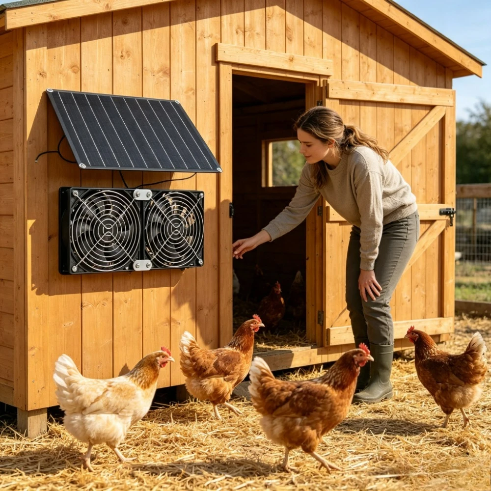 15w-20w-solar-powered-dual-exhaust-fan-set-with-solar-panel-ipx7-waterproof-low-noise-high-airflow-vent-fan-for-chicken-coop