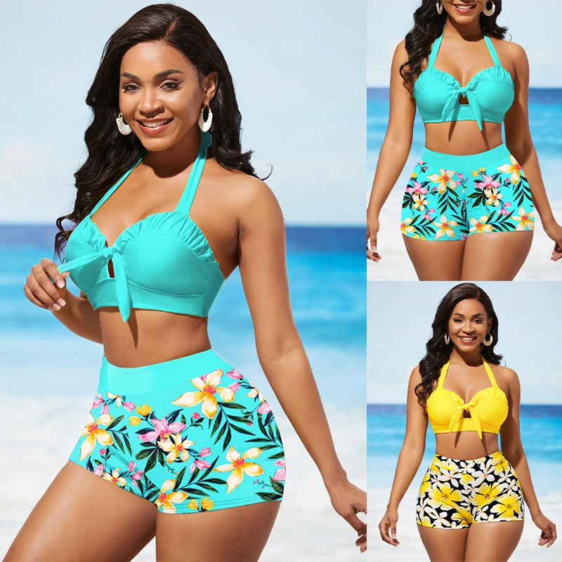 

2023 New Fashion Swimwear Two Piece Beach Swimwear Women's Summer Bikini Women's New Design Printed Bikini Sexy Swimwear