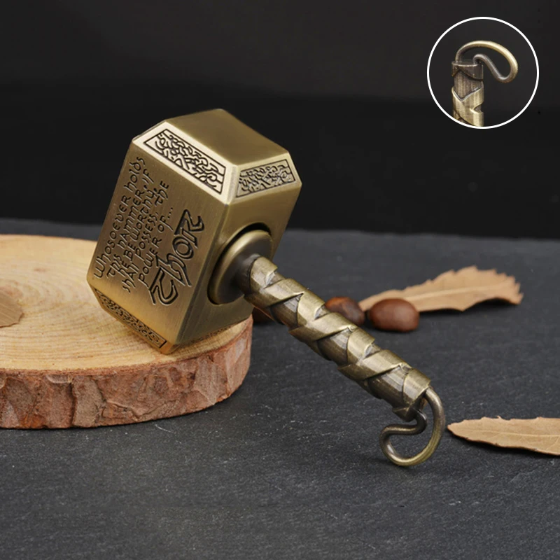 Legierung Fingertip Gyro Spinner Fidget Spielzeug für Erwachsene, Anti Stress Relief Spielzeug, Finger Gyroskop, Anti-Angst Metall Hammer Spielzeug